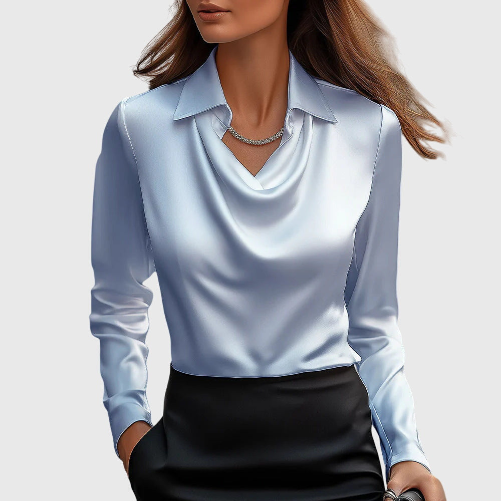 Draped Elegant Blouse