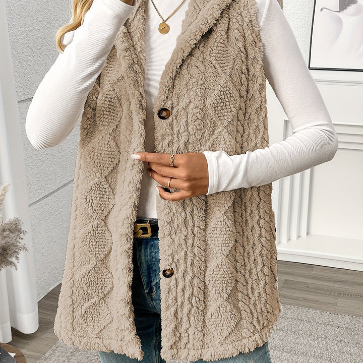 Cozy Hooded Sleeveless Vest