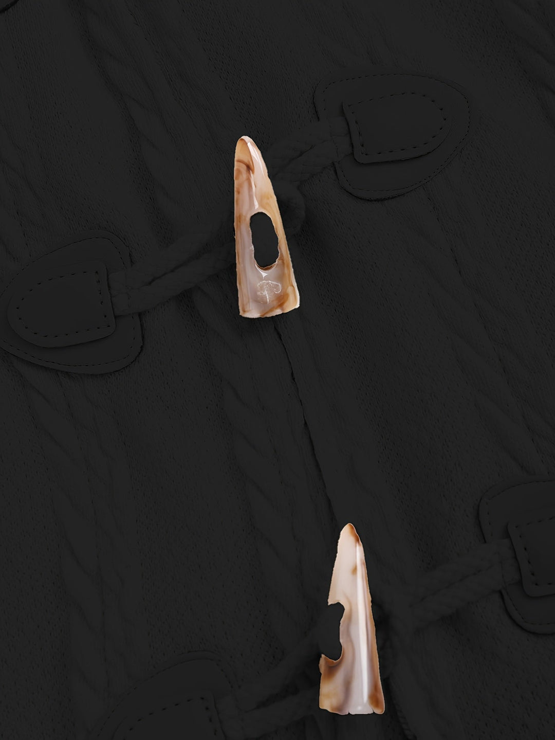 Fur-Trimmed Hooded Longline Coat