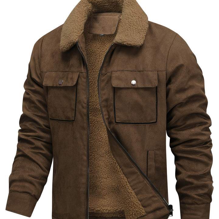 Fleece-Lined Winter Jacket