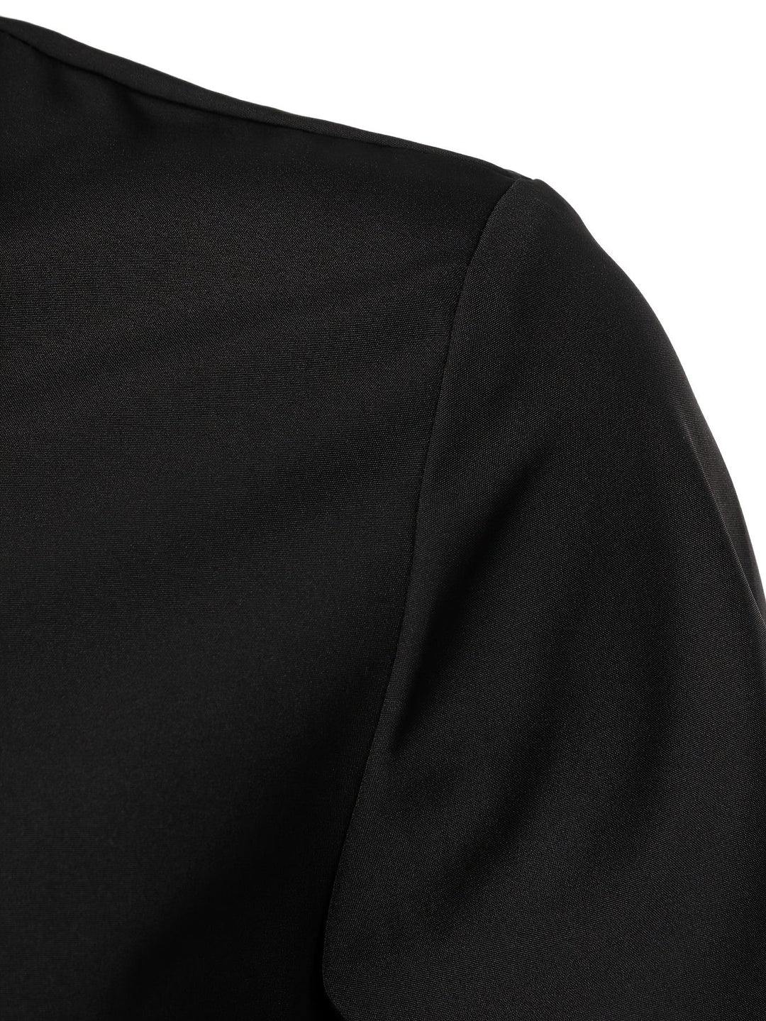 Contrast-Trim Long Sleeve Shirt