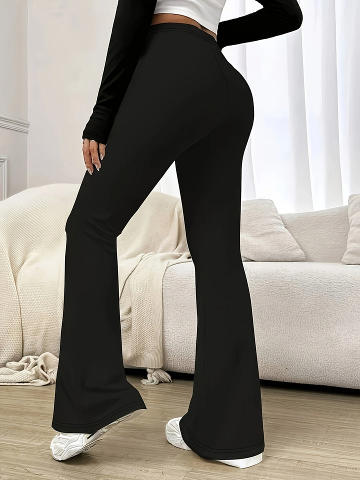 High-Waist Flared Pants