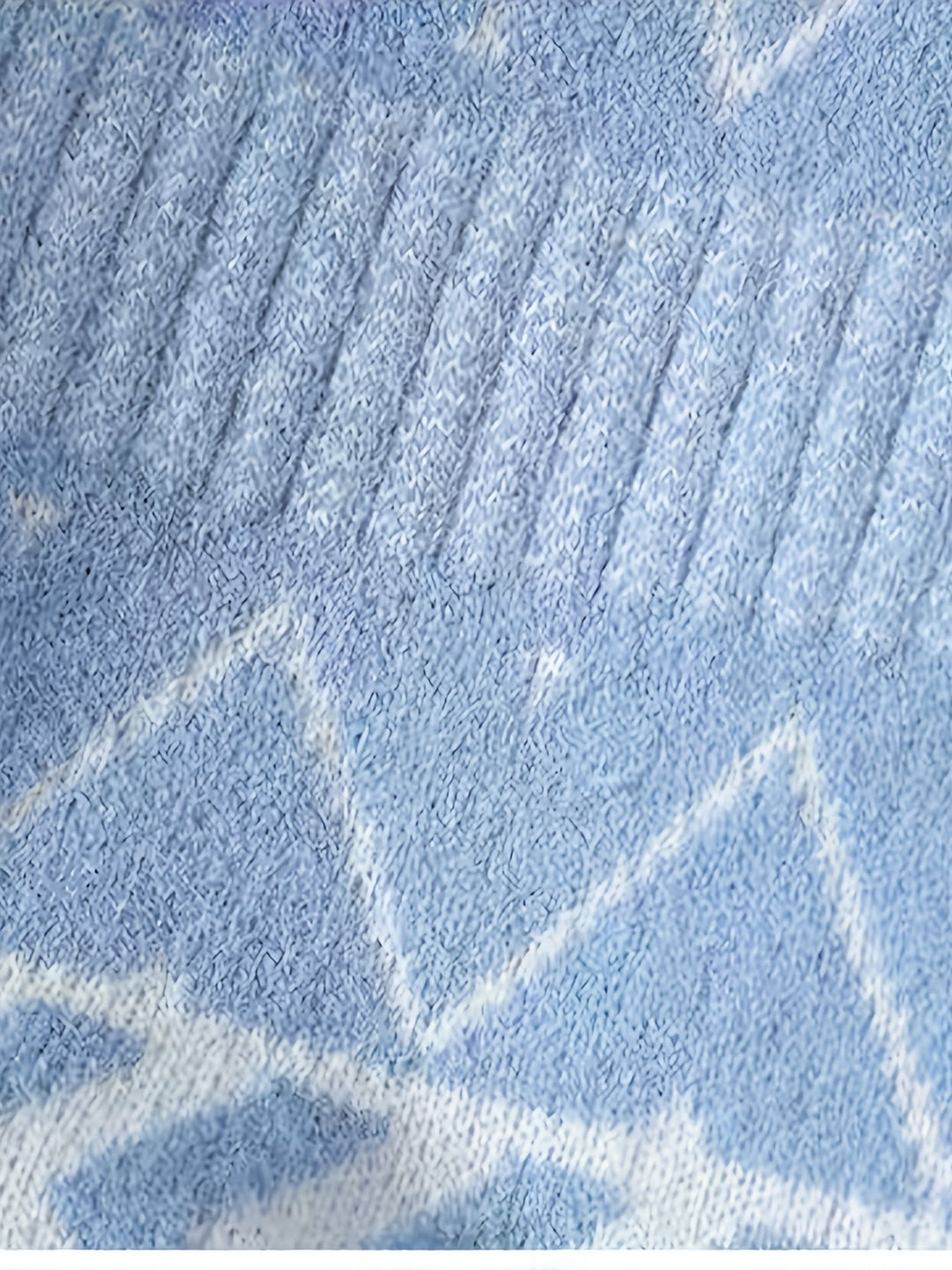 Patterned Crew-Neck Sweater