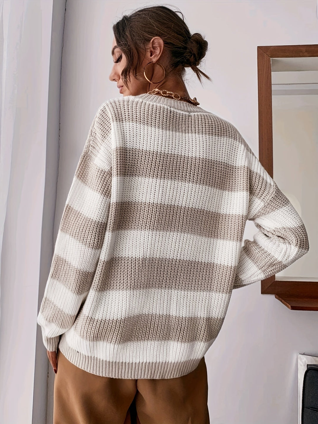 Relaxed Striped Sweater