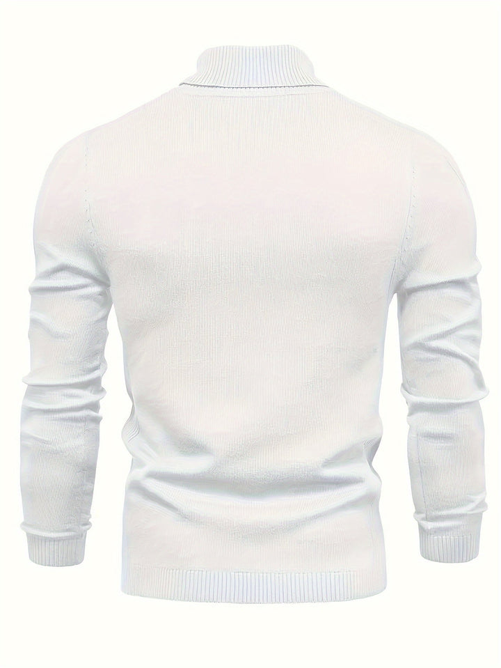 Classic Mock-Neck Sweater