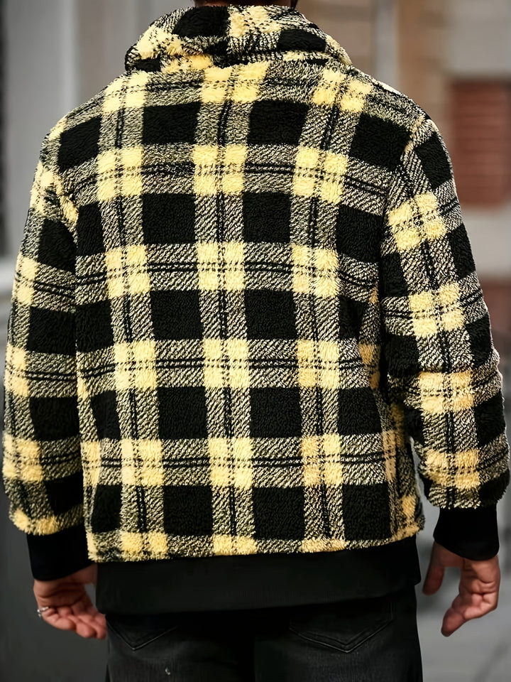 Checked Relaxed Fit Jacket