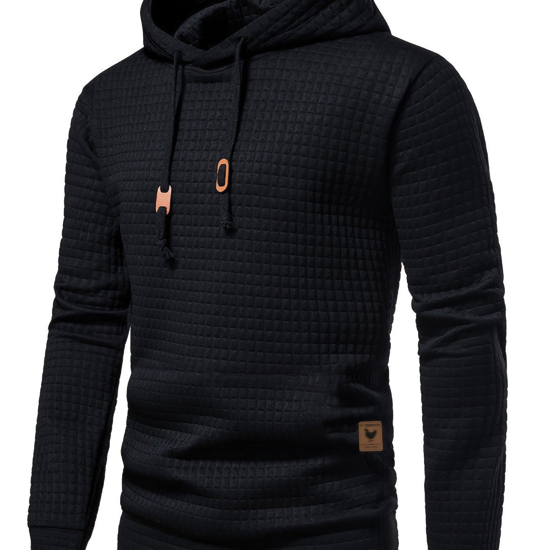 Textured Pullover Hoodie