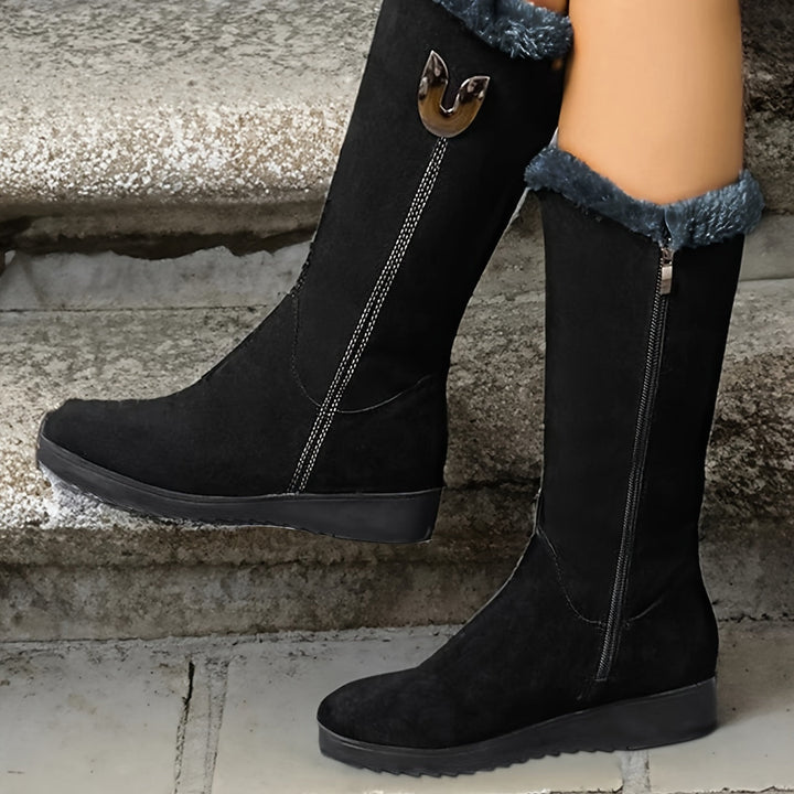 Cozy Cuffed Winter Boots