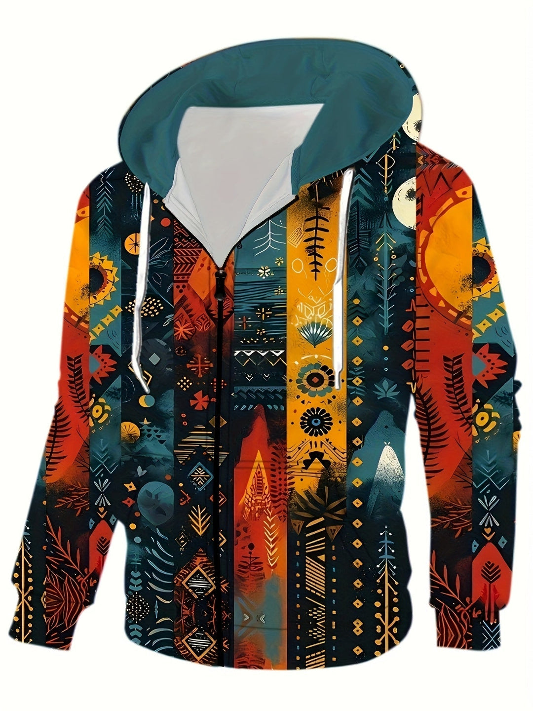 Artful Hooded Jacket