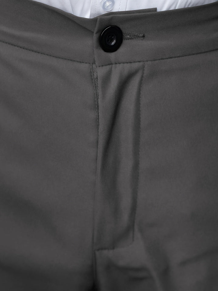 Tailored Straight-Leg Pants