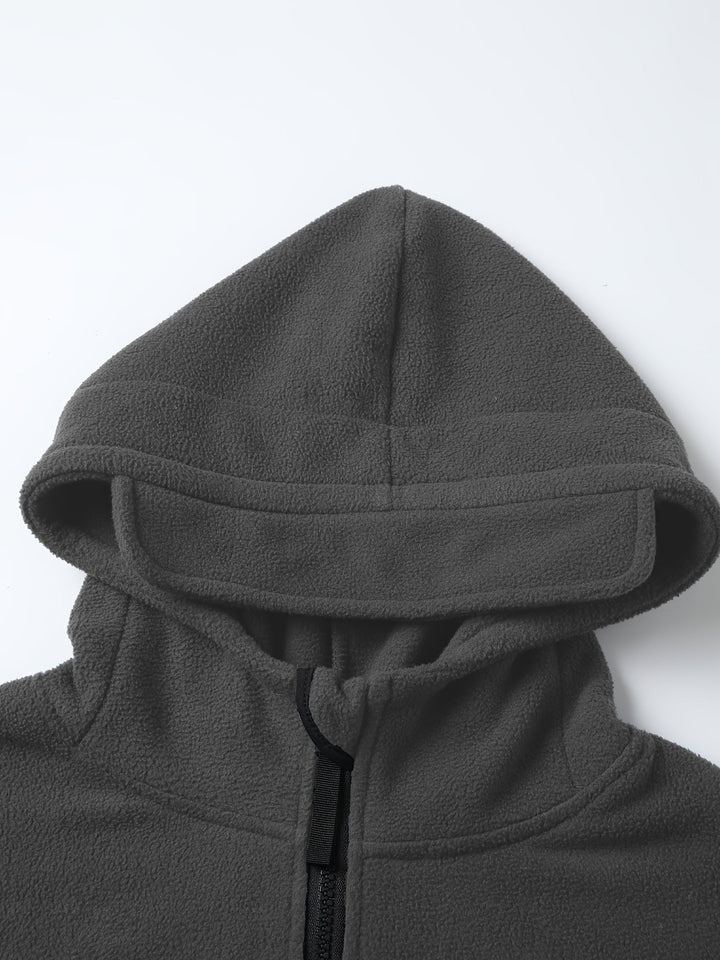 Rugged Hooded Zip Jacket