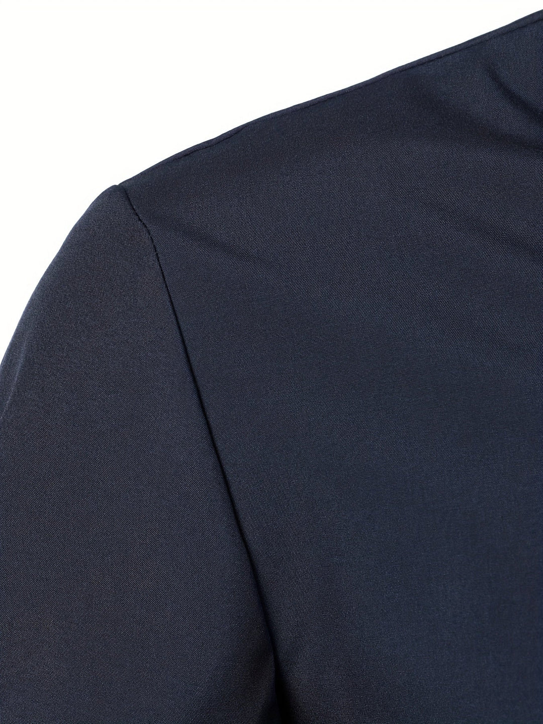 Contrast-Trim Long Sleeve Shirt