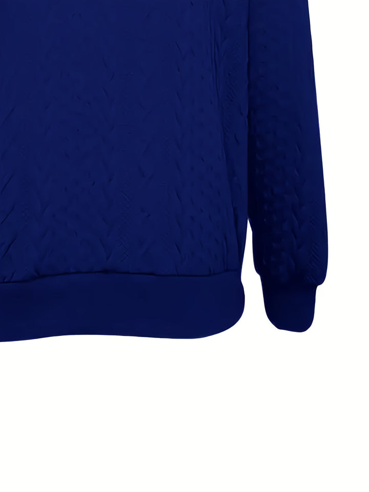 Textured Zip-Up Hooded Jacket