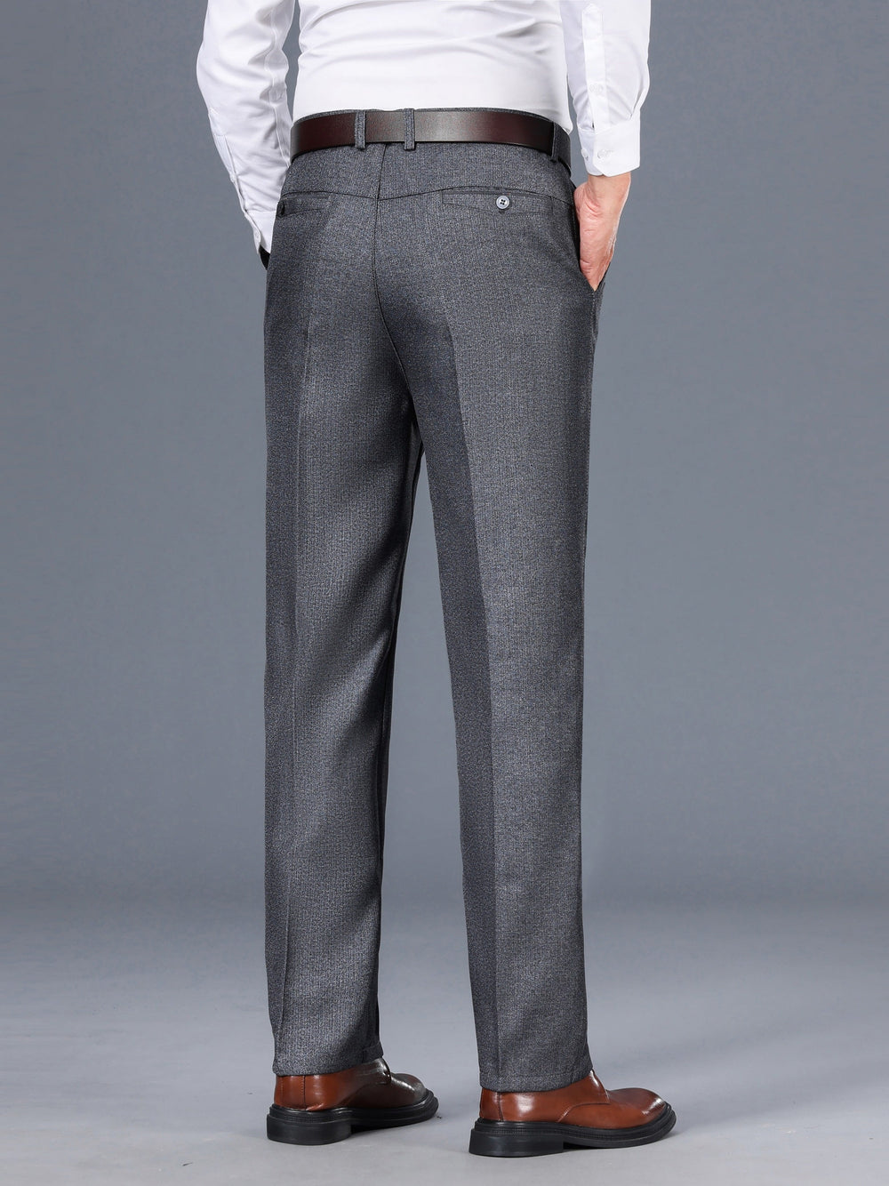 Tailored Straight-Leg Pants