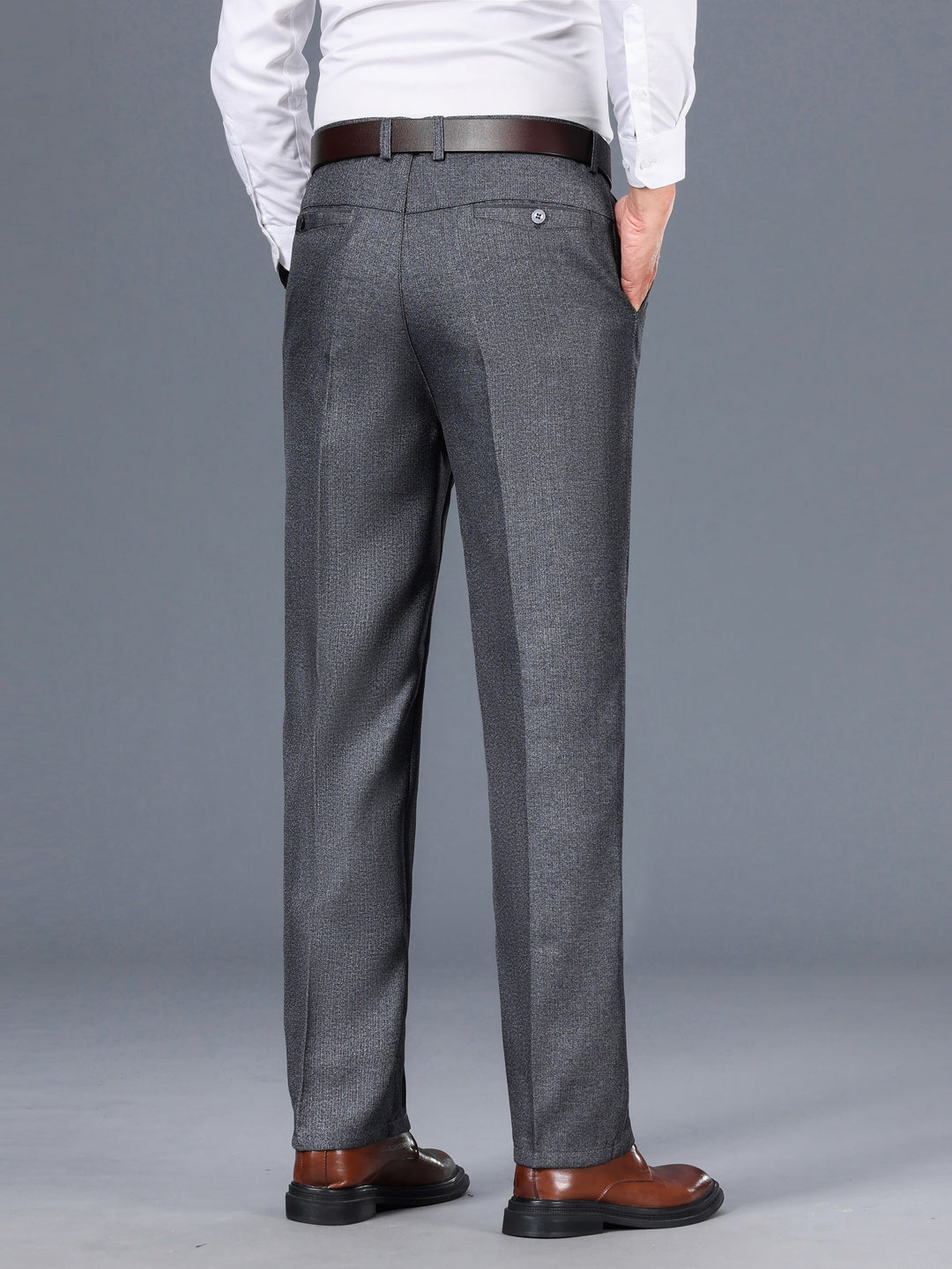 Tailored Straight-Leg Pants