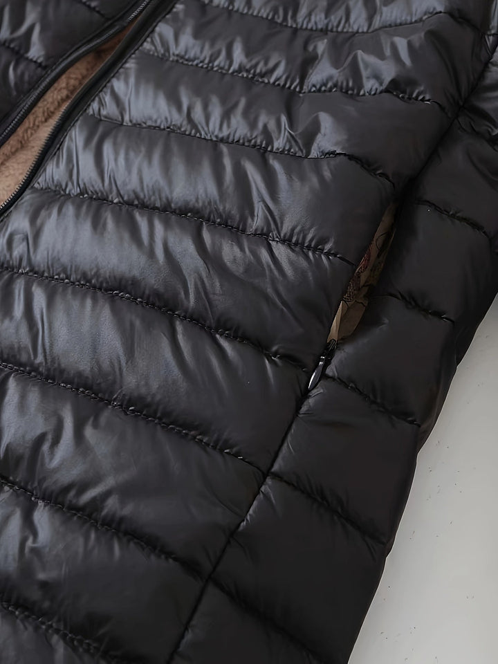 Quilted Longline Coat