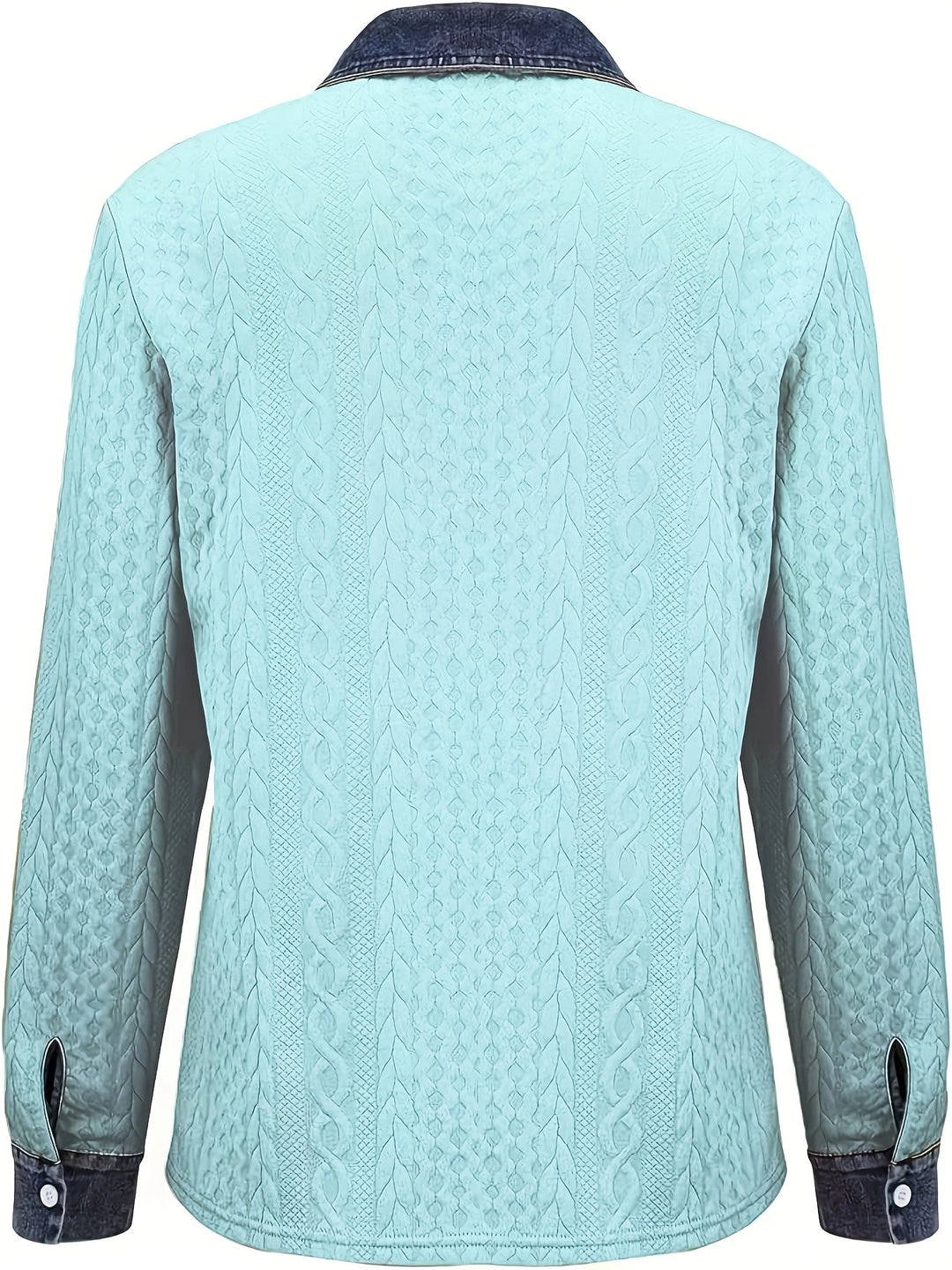 Textured Button-Up Shirt