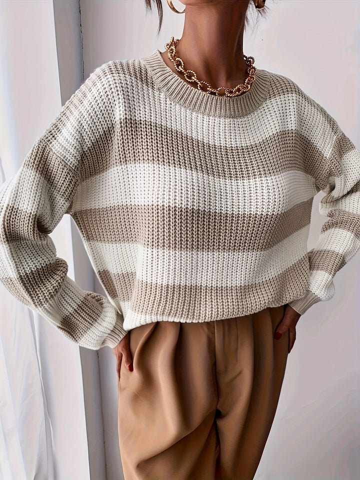Relaxed Striped Sweater