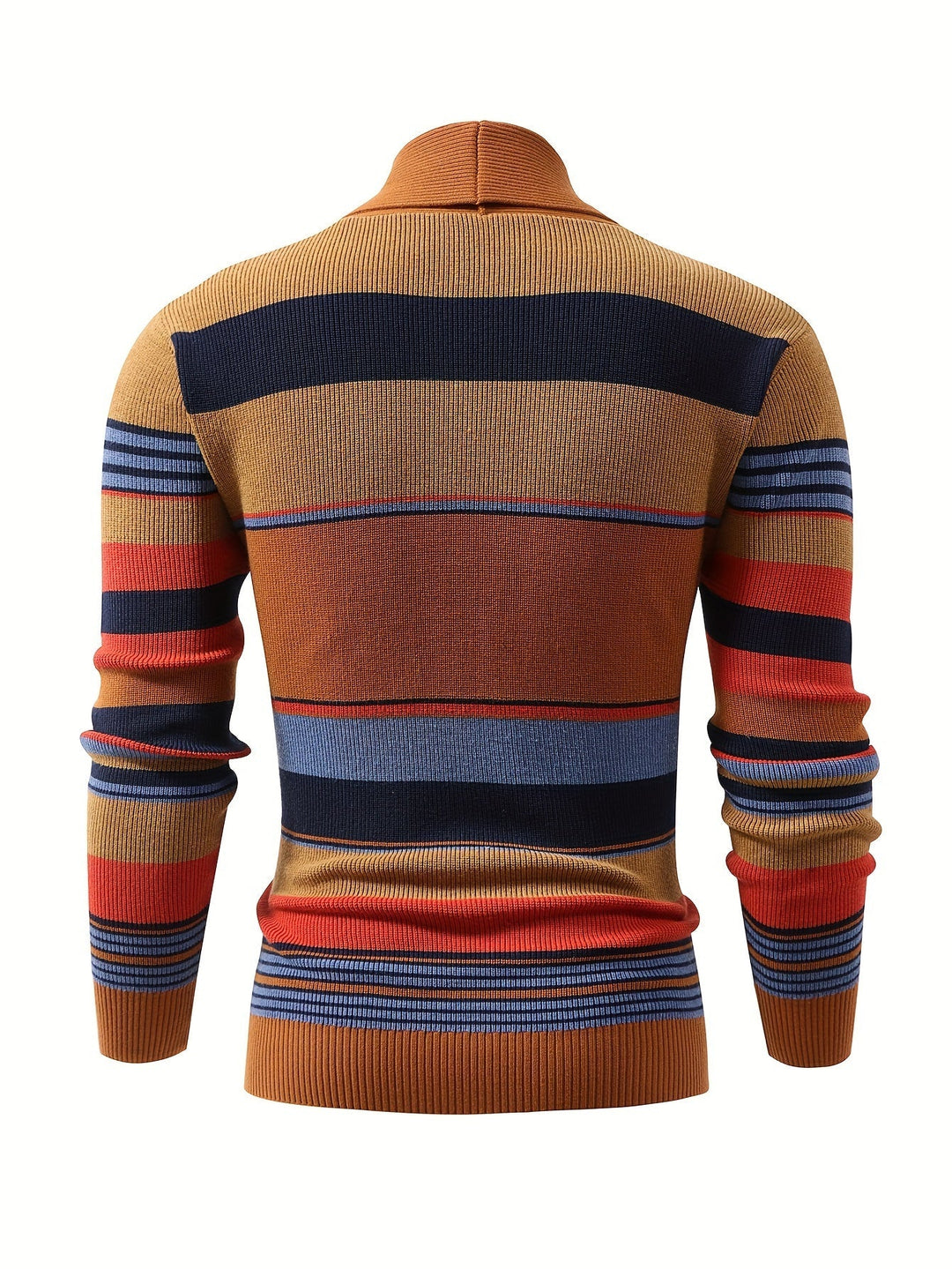 Classic Striped Knit Cardigan