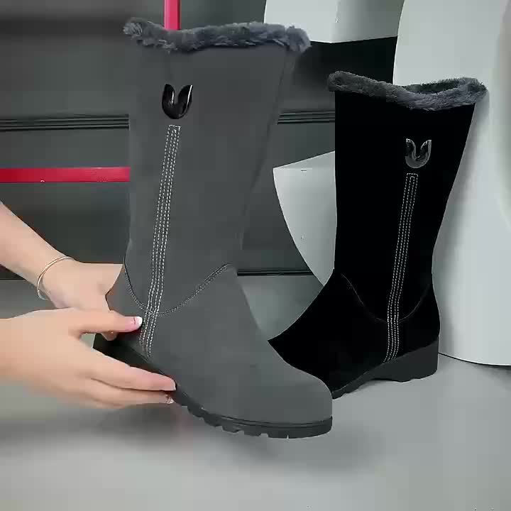 Cozy Cuffed Winter Boots