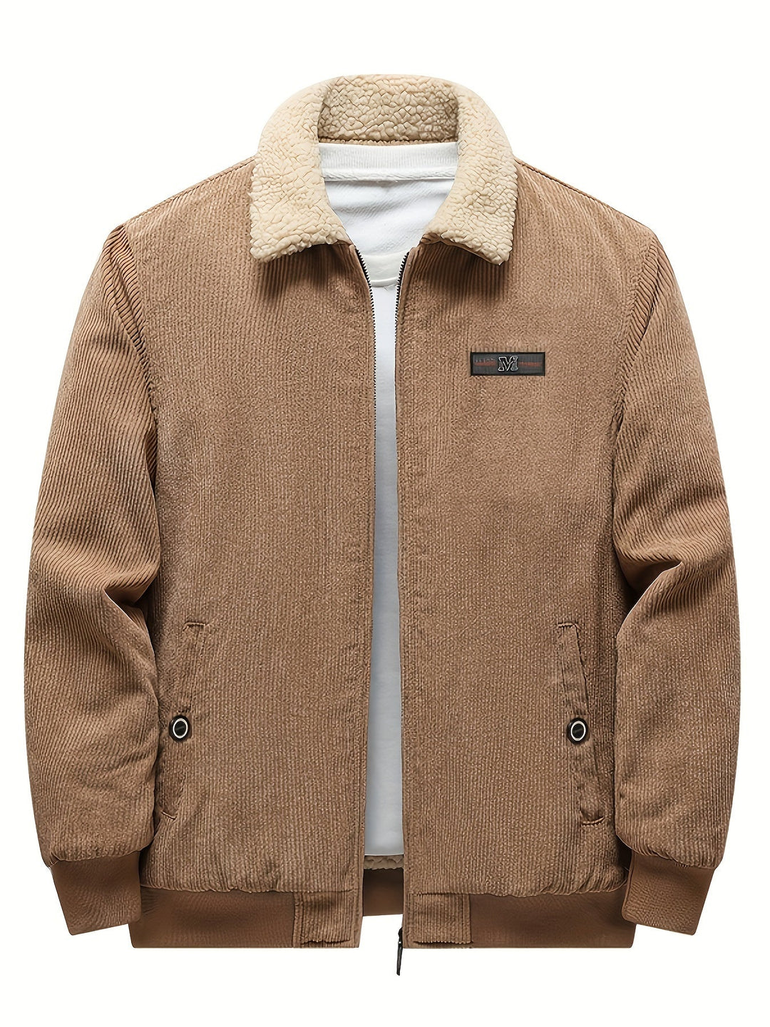 Cozy-Lined Workwear Jacket