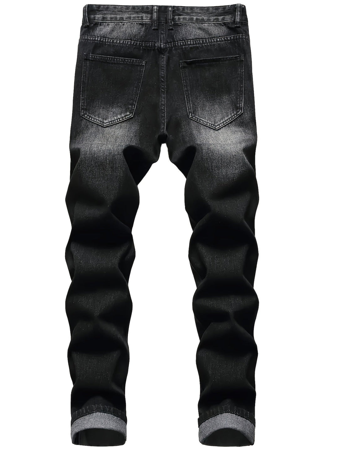 Rugged Straight-Leg Jeans