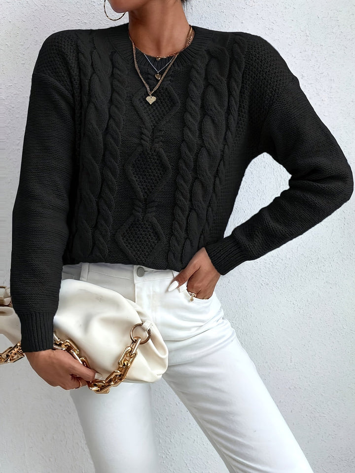 Chunky Cable-Knit Sweater