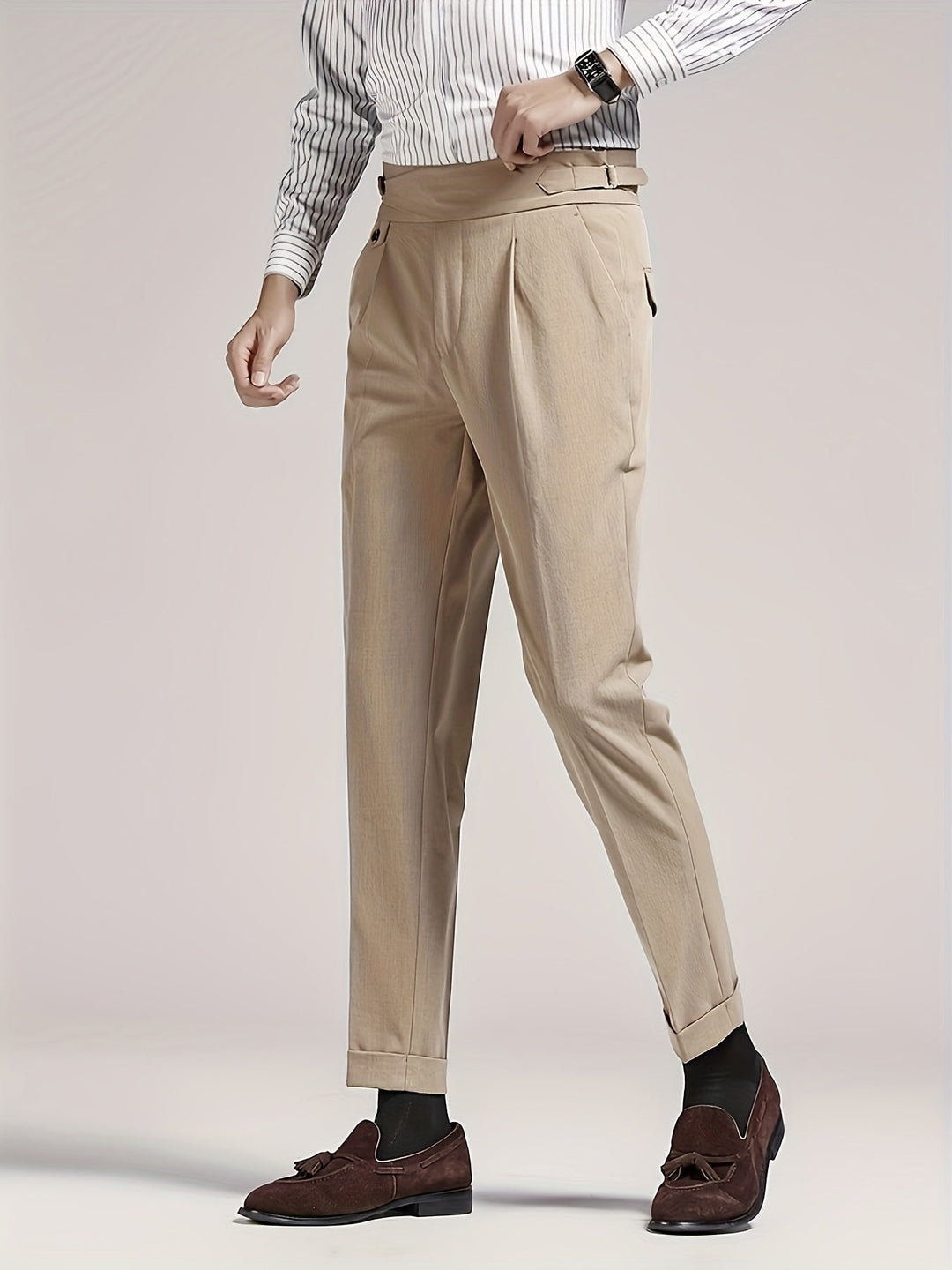 Tailored Pleated Pants
