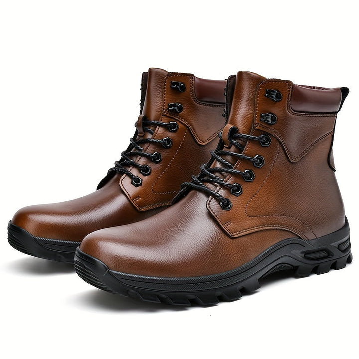 Rugged Lace-Up Boots