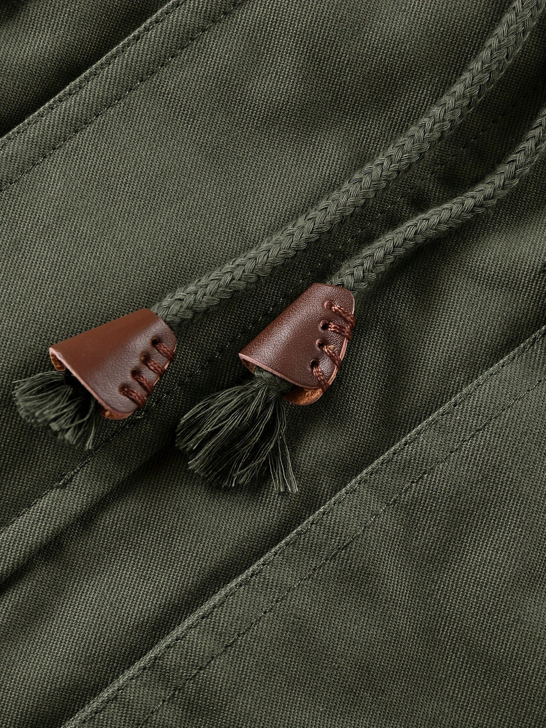 Rugged Mid-Length Hooded Jacket