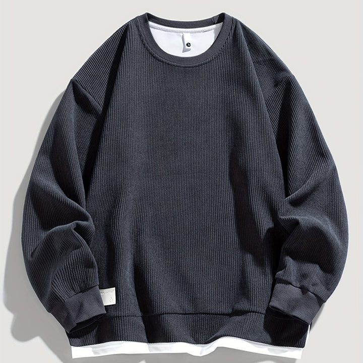 Layered Crewneck Sweatshirt