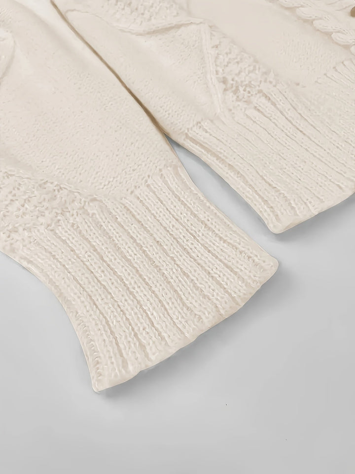 Cozy Cable-Knit Button Cardigan