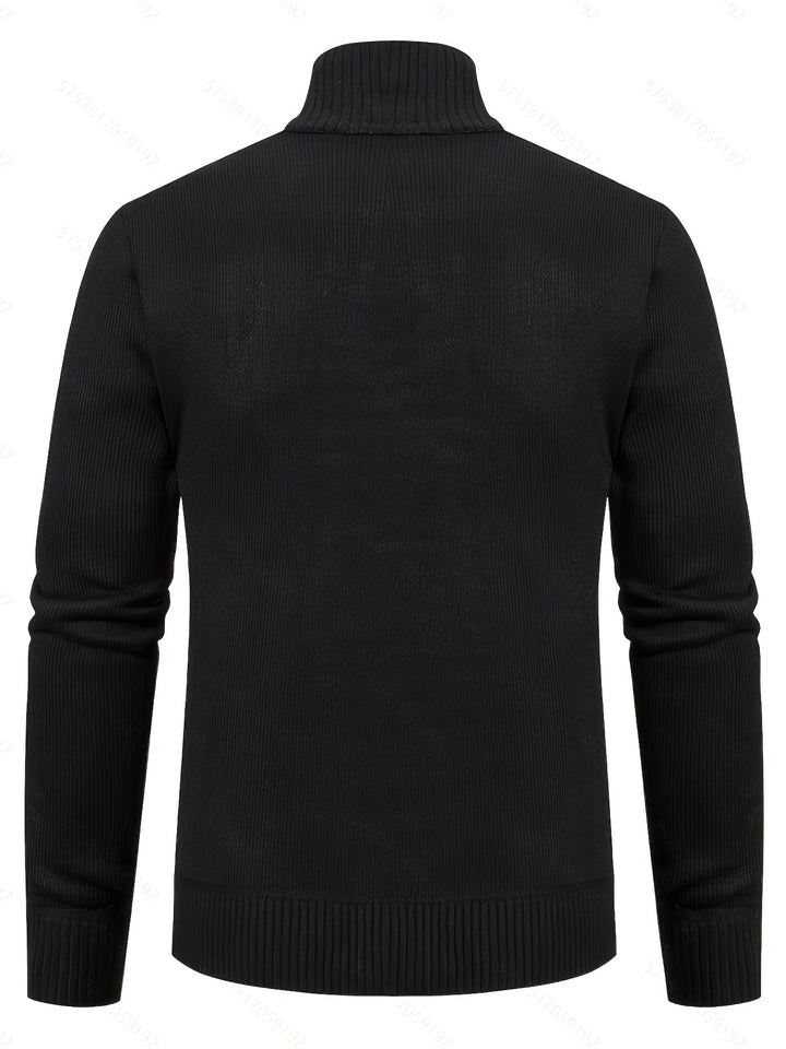 Textured Full-Zip Cardigan