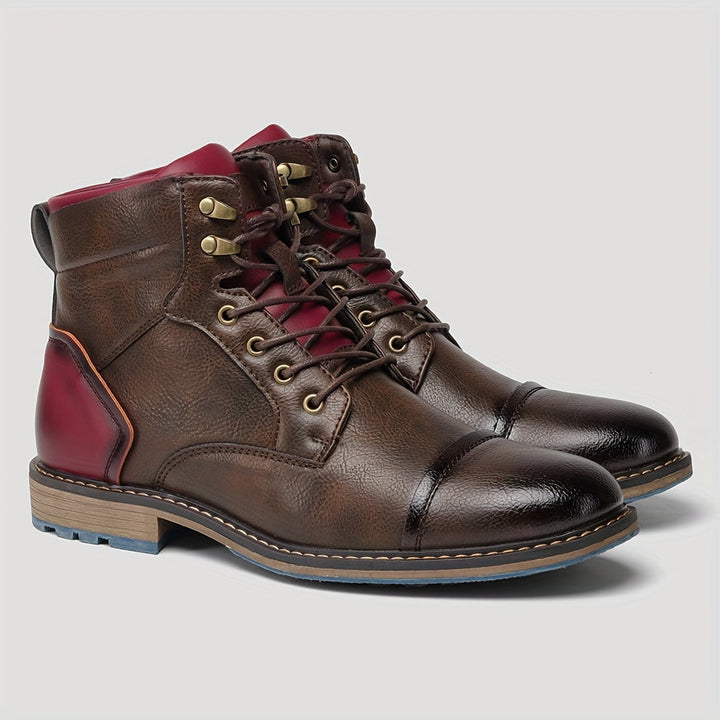 Refined Cap-Toe Ankle Boots