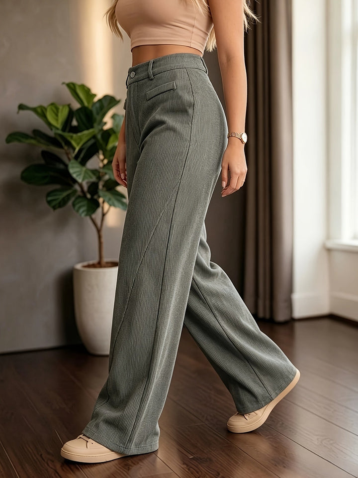 High-Waist Wide-Leg Pants