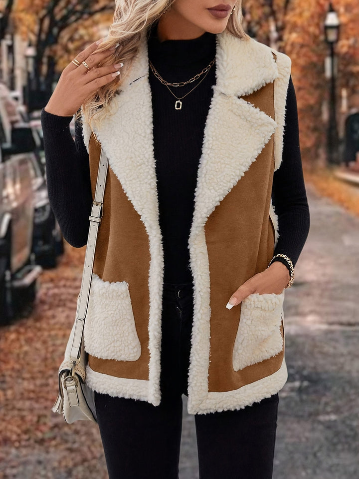Cozy Lapel Vest
