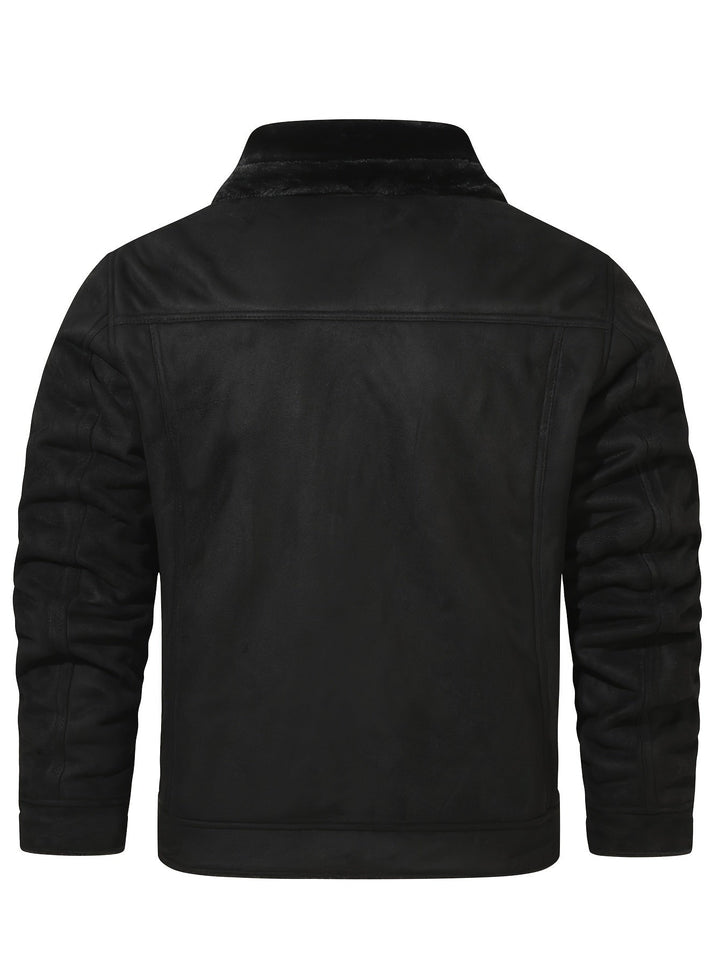 Fleece-Lined Trucker Jacket