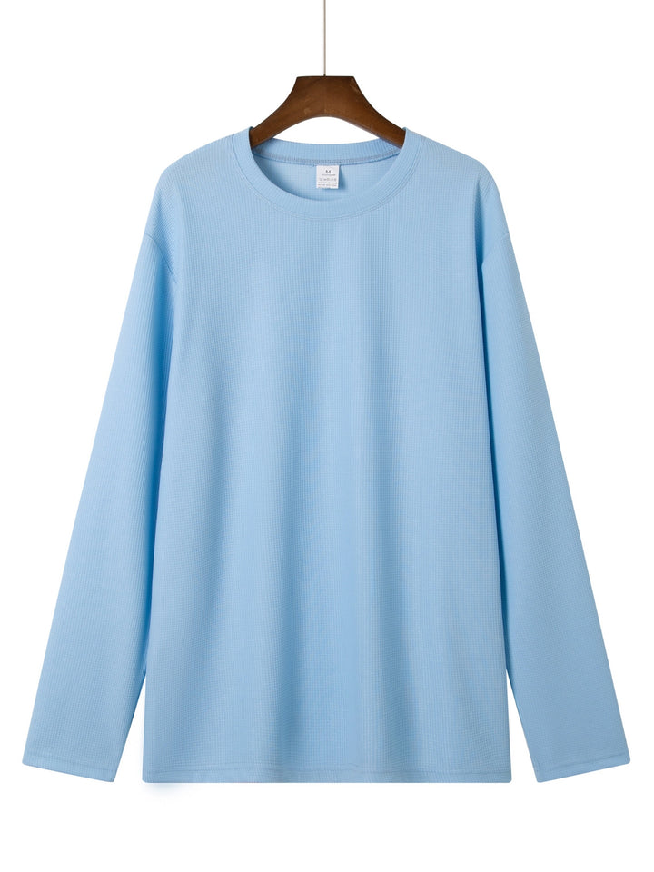 Textured Long-Sleeve Top