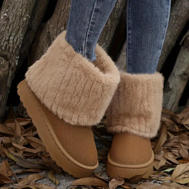 Cozy Platform Winter Boots