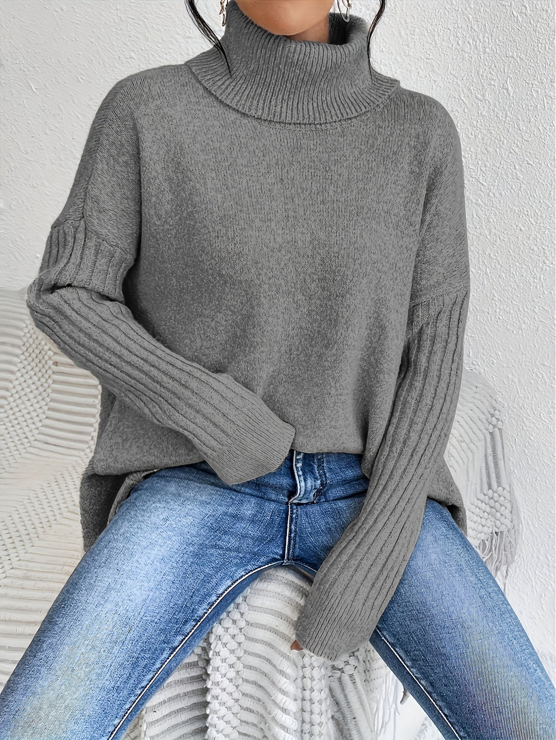 Cozy High-Neck Sweater