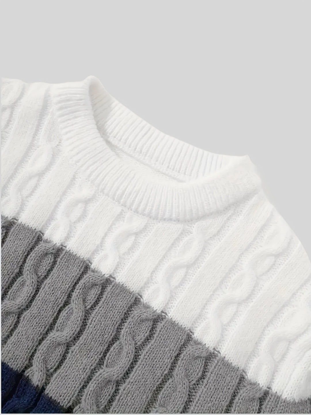 Classic Cable-Knit Sweater