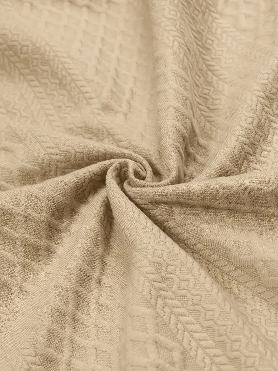 Textured Stand-Collar Sweater