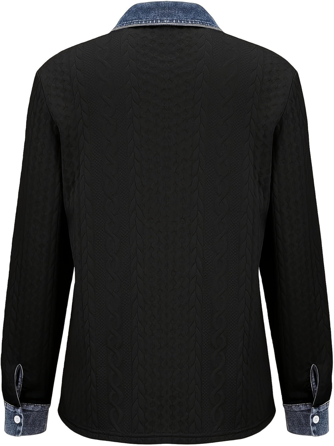 Textured Button-Up Shirt