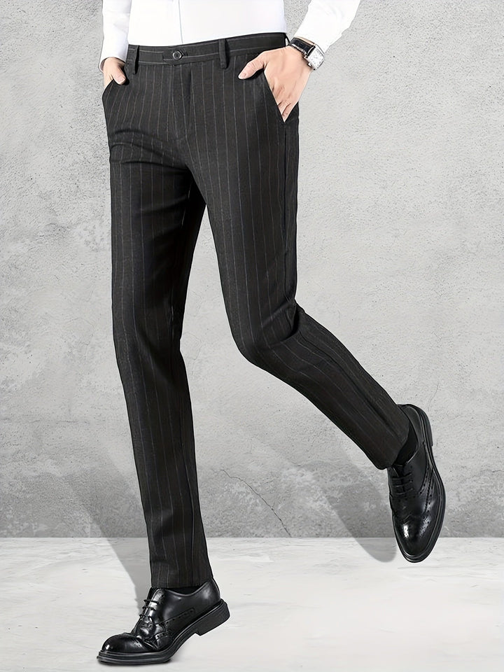 Refined Slim-Fit Business Pants