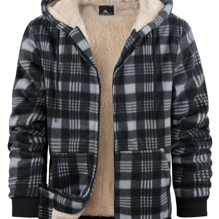 Cozy Hooded Zip-Up Jacket