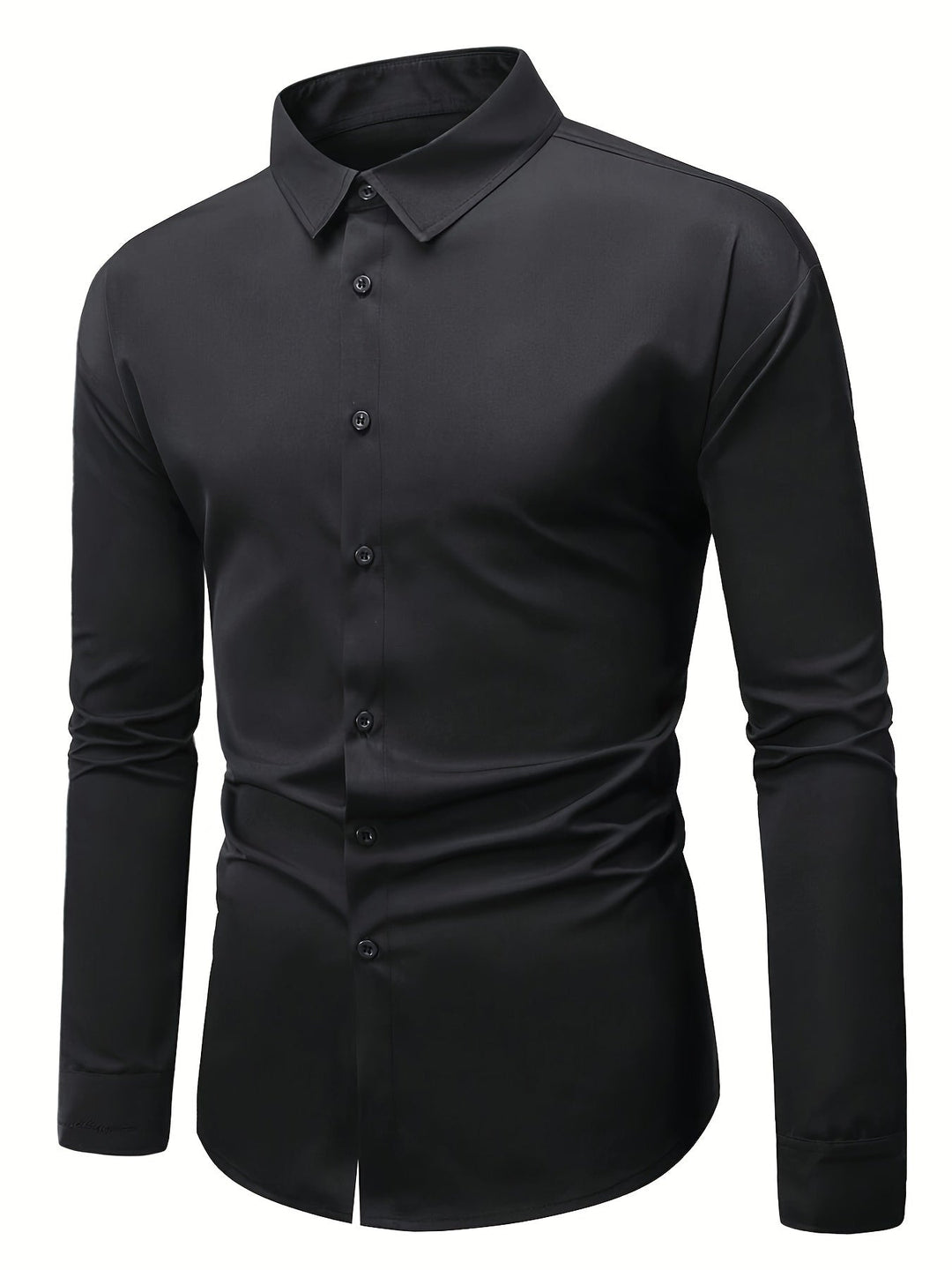 Refined Long-Sleeve Dress Shirt