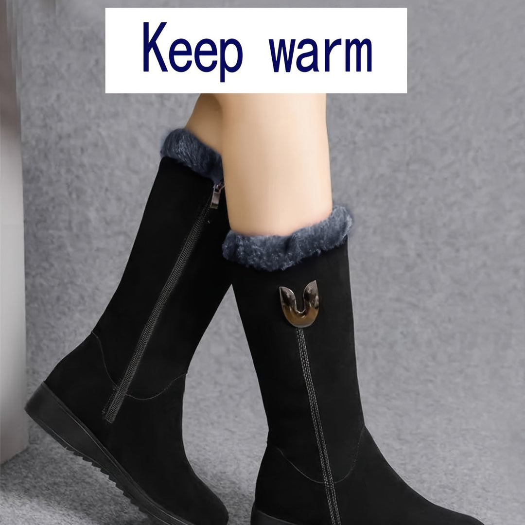 Cozy Cuffed Winter Boots