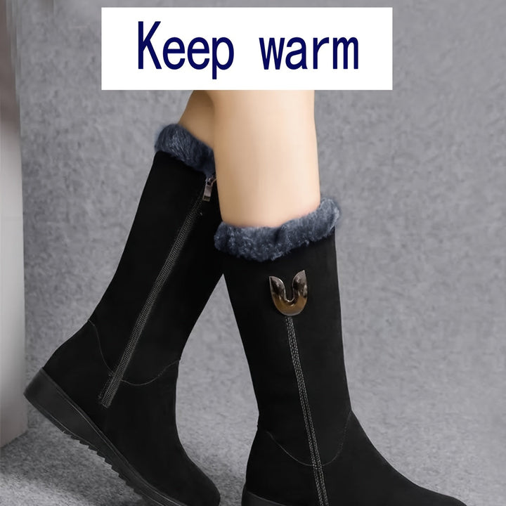 Cozy Cuffed Winter Boots