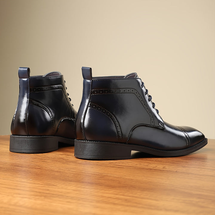 Refined Cap-Toe Ankle Boots