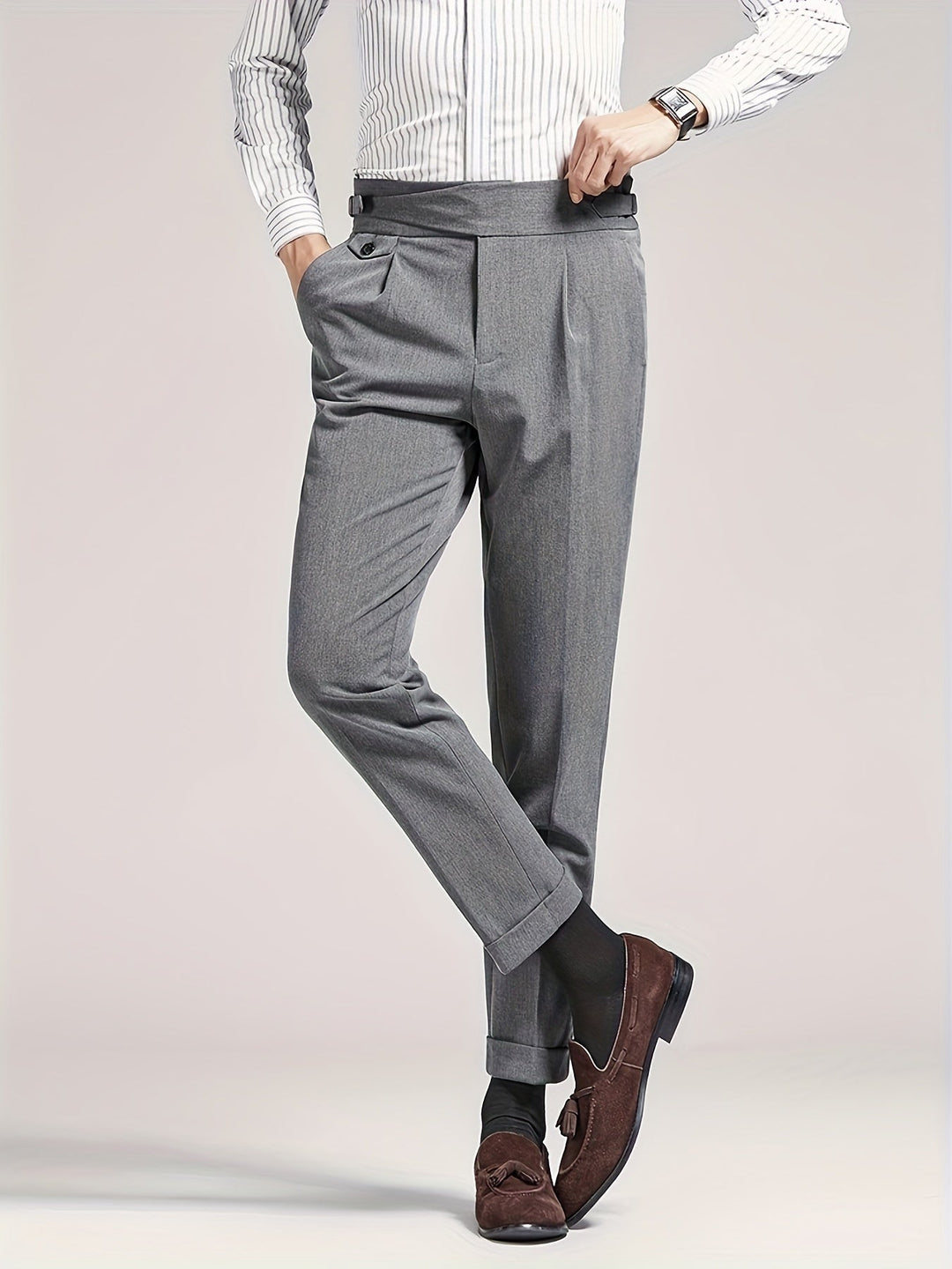 Tailored Pleated Pants